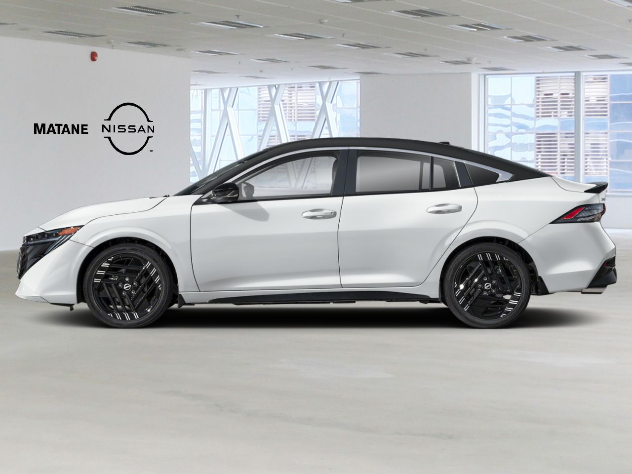 NISSAN Sentra 2026 Blanc d'Aspen triple couche/Noir intense Matane - photo #2