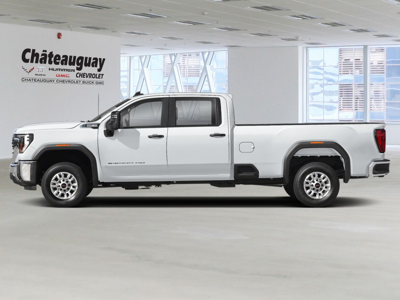 GMC Sierra 2500HD K2500 HD SIERRA CREW CAB PRO L/BOX DURAMAX (1SA) 2026 Blanc sommet Ch&acirc;teauguay - photo #1