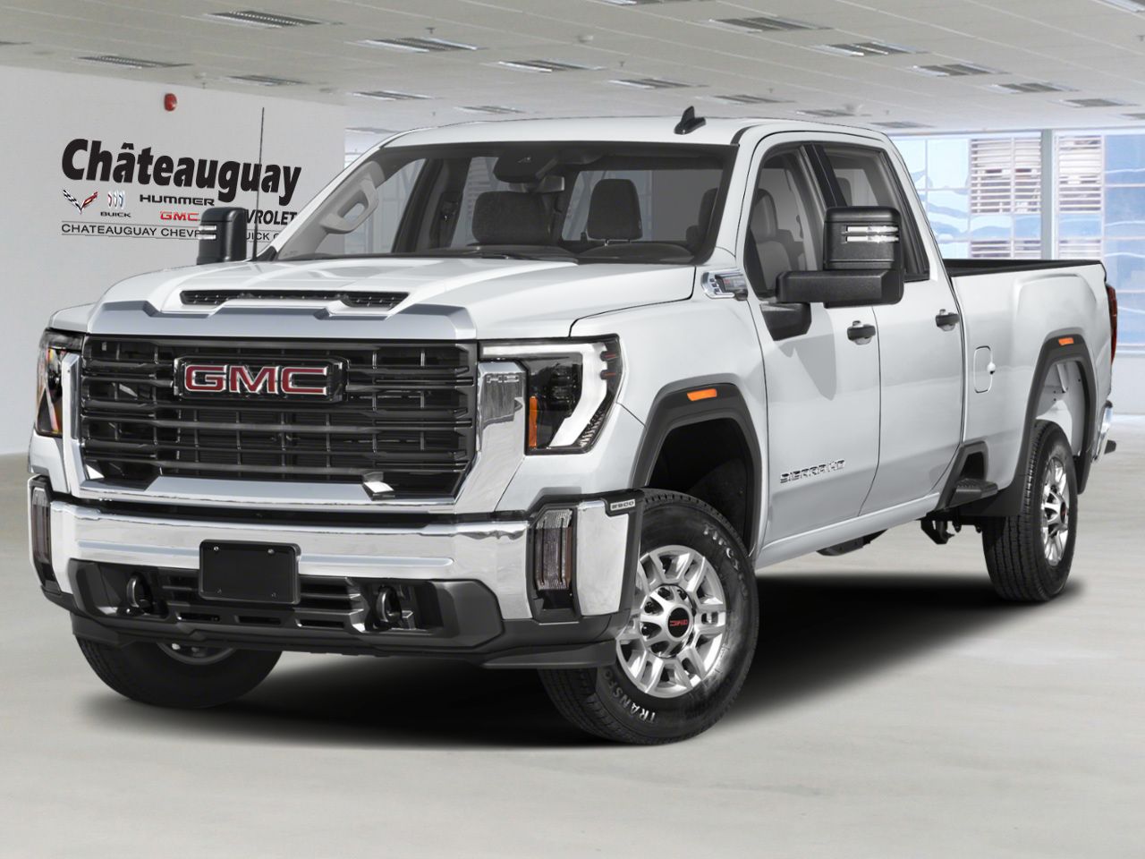 GMC Sierra 2500HD K2500 HD SIERRA CREW CAB PRO L/BOX DURAMAX (1SA) 2026 Blanc sommet Ch&acirc;teauguay - photo #0