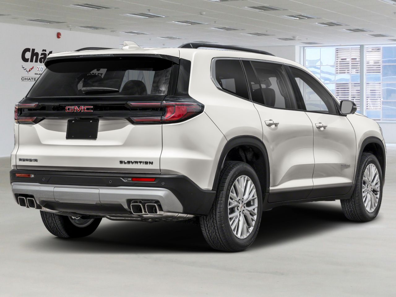 2026 GMC Acadia &Eacute;l&eacute;vation 4 portes TI Glacier White Tricoat Ch&acirc;teauguay - photo #1