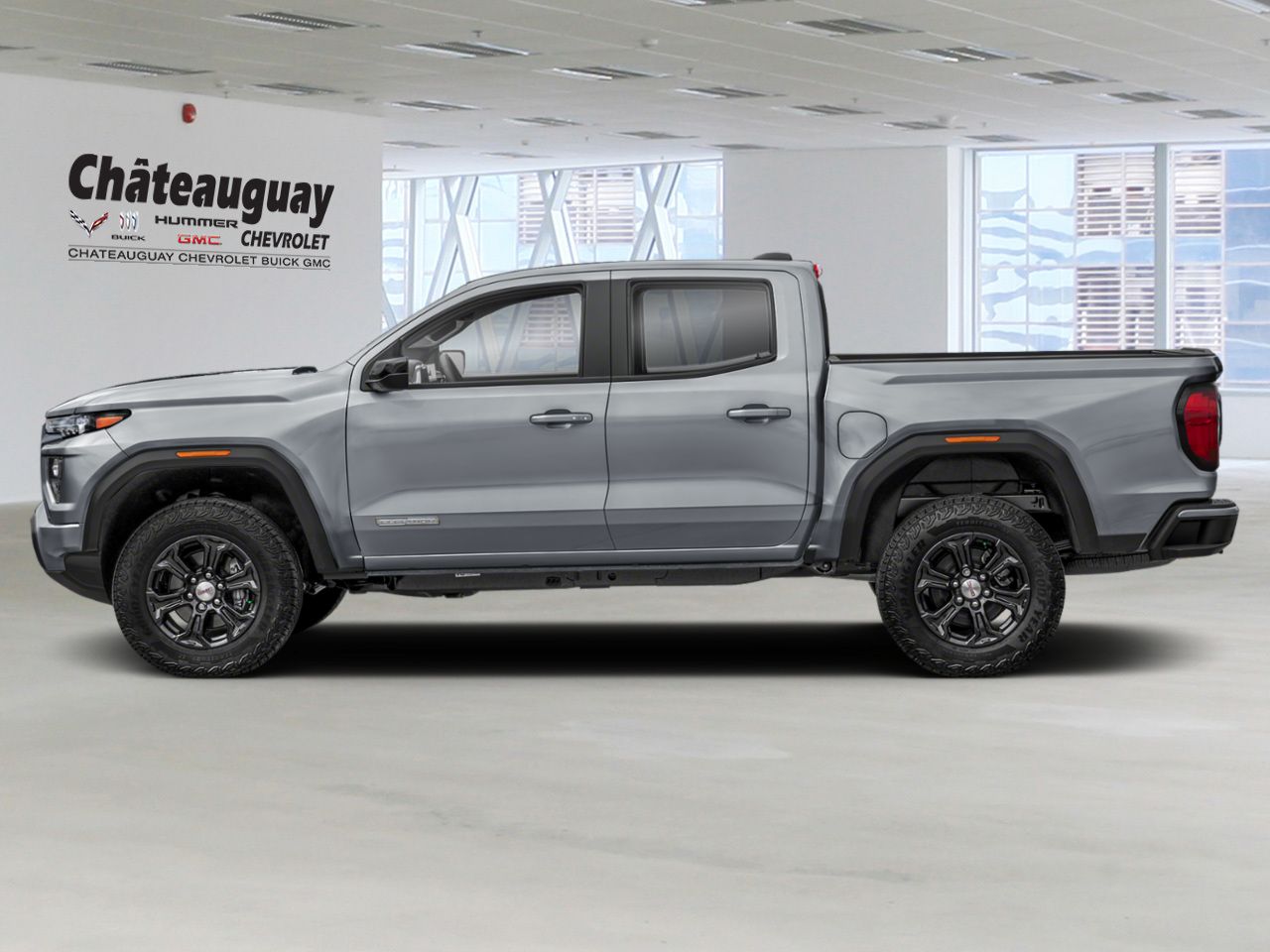 Gray 2026 GMC Canyon Elevation Crew Cab 4WD Pickup Truck Four-Wheel Drive