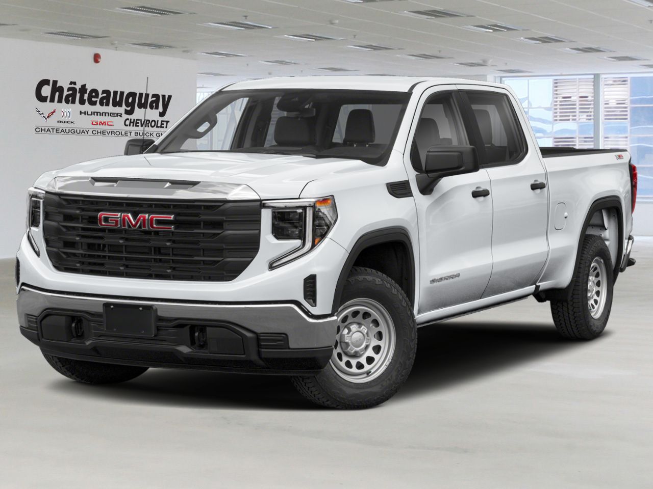 GMC Sierra 1500 K1500 SIERRA CREW CAB PRO STD/BOX (1SA) 2026 Blanc sommet Ch&acirc;teauguay - photo #0