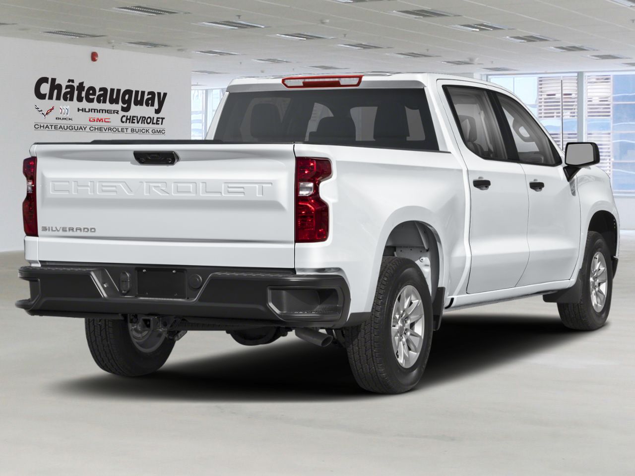 CHEVROLET Silverado 1500 K1500 SILVERADO CREW CAB WT STD/BOX (1WT) 2026 Blanc sommet Ch&acirc;teauguay - photo #2