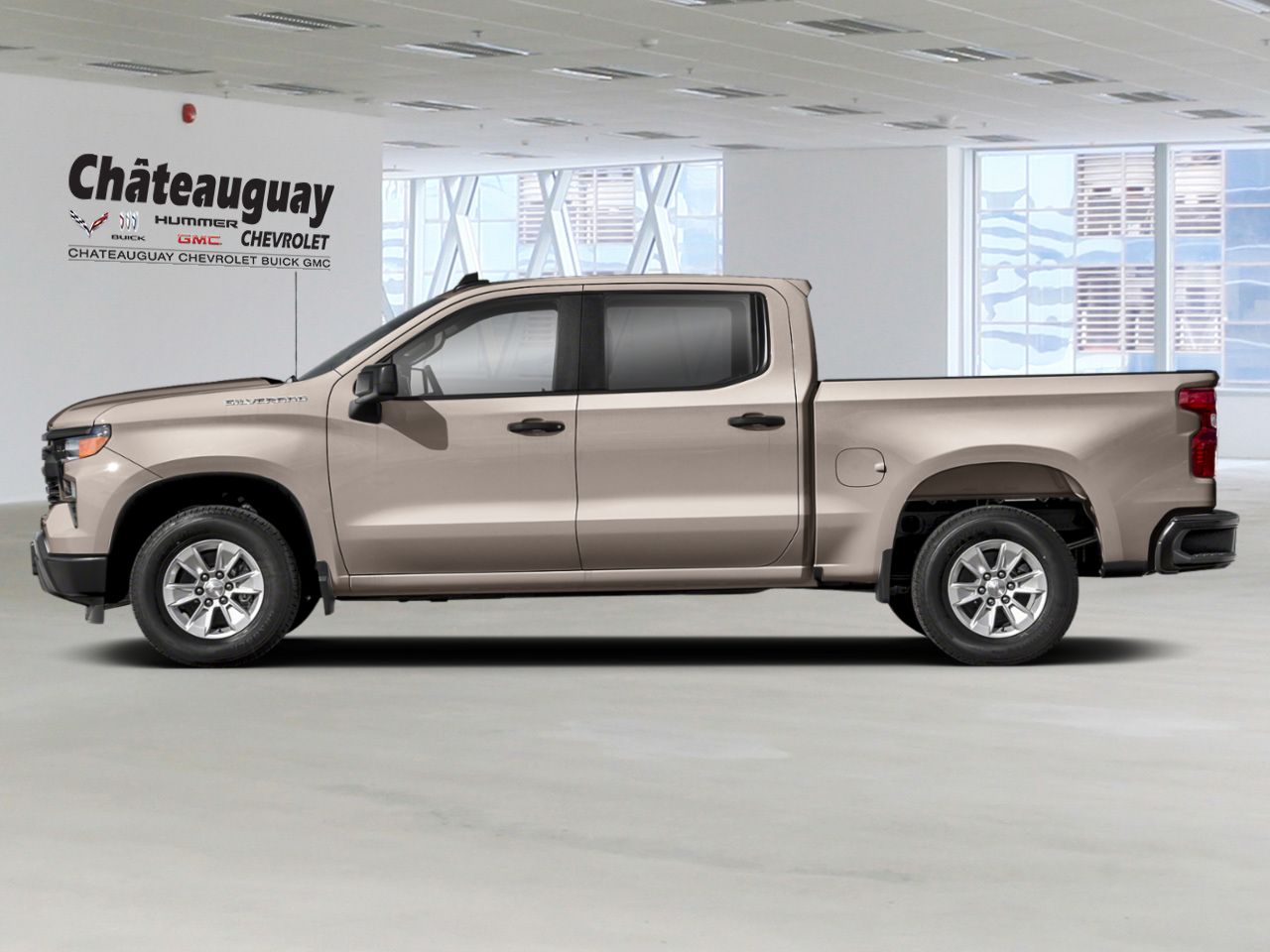 2026 CHEVROLET Silverado 1500 K1500 SILVERADO CREW CAB CUSTOM STD/BOX (1CX) TK White Sands Ch&acirc;teauguay - photo #1
