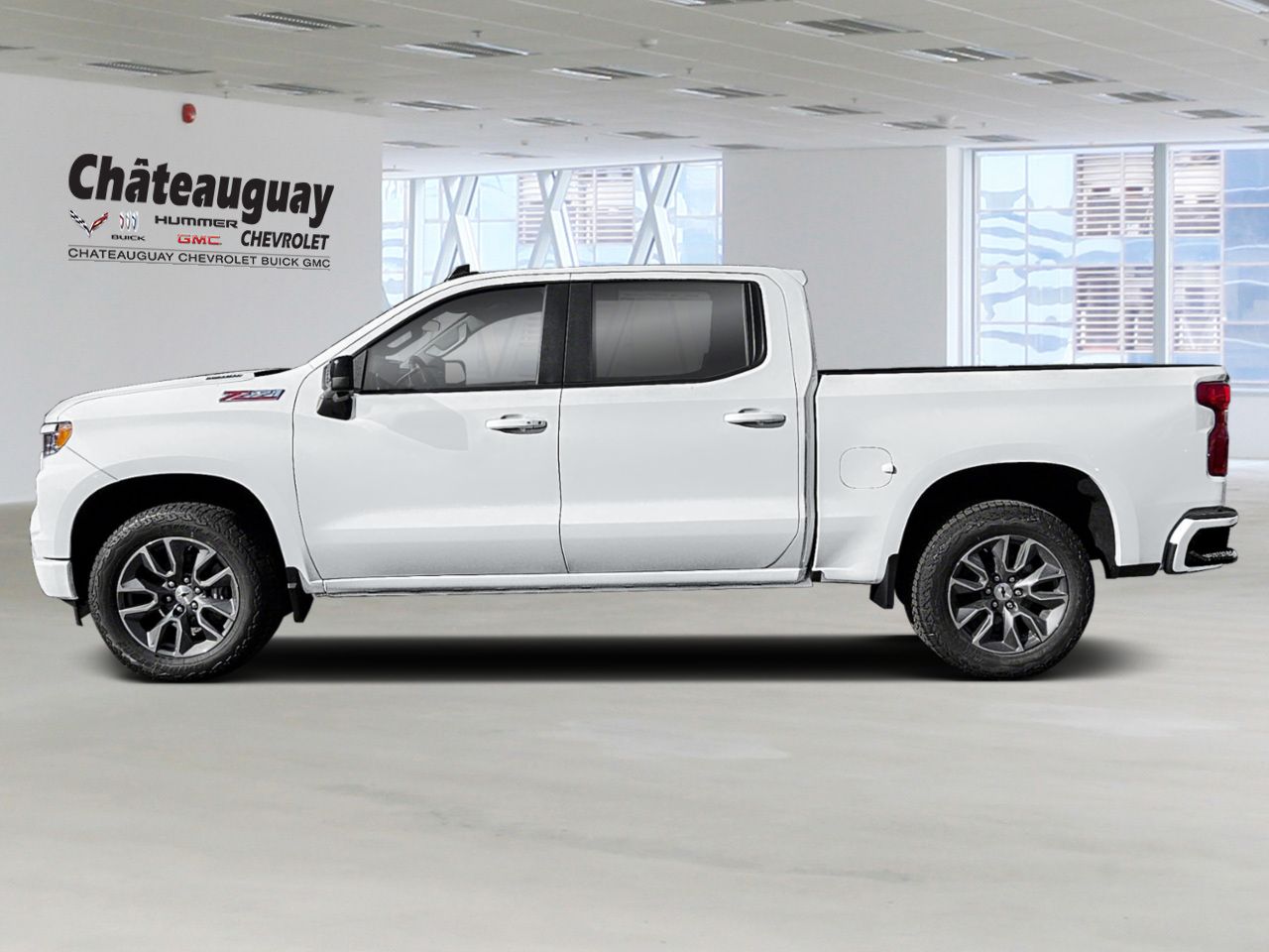 CHEVROLET Silverado 1500 RST cabine multiplace 4RM 147 po 2026 Blanc sommet Ch&acirc;teauguay - photo #1