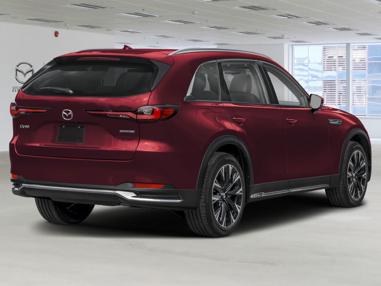 Mazda CX-90 hybride rechargeable GT TI 2026 Rouge artisanal cristal m&eacute;tallis&eacute; Laval - photo #2
