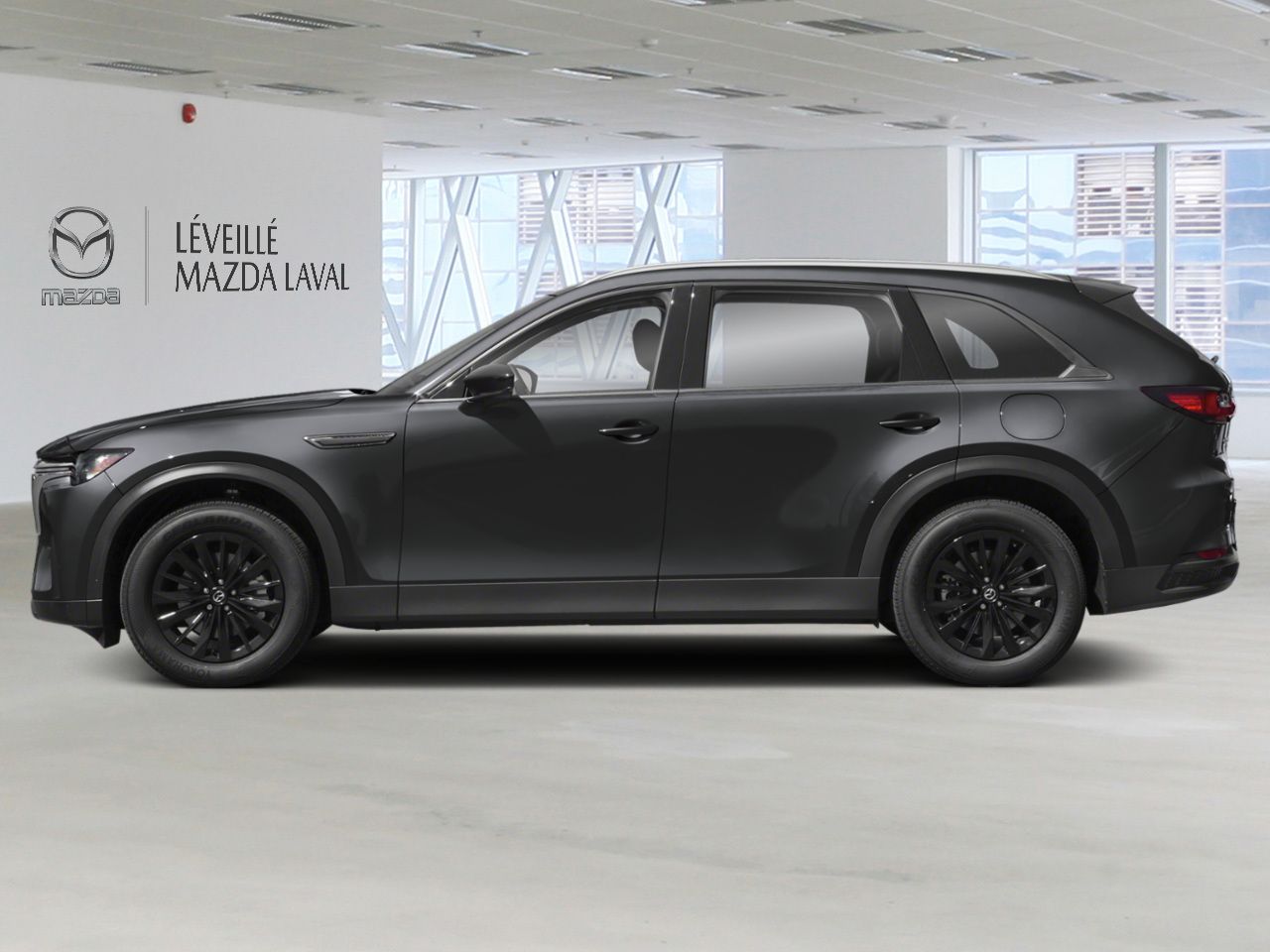 Mazda CX-90 hybride l&eacute;ger GS-L TI 2026 Gris Laval - photo #2