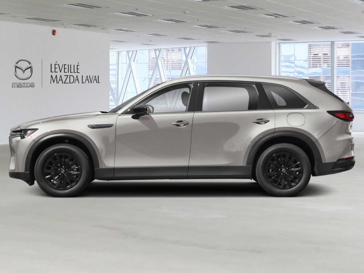 Mazda CX-90 hybride l&eacute;ger GS-L TI 2026 Noir Laval - photo #2