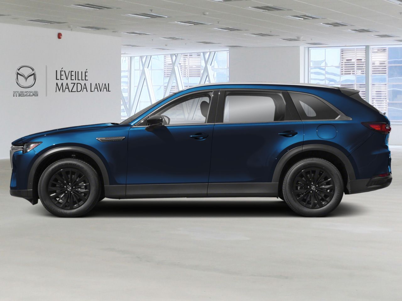 Mazda CX-90 hybride l&eacute;ger GS-L TI 2026 Bleu Laval - photo #2