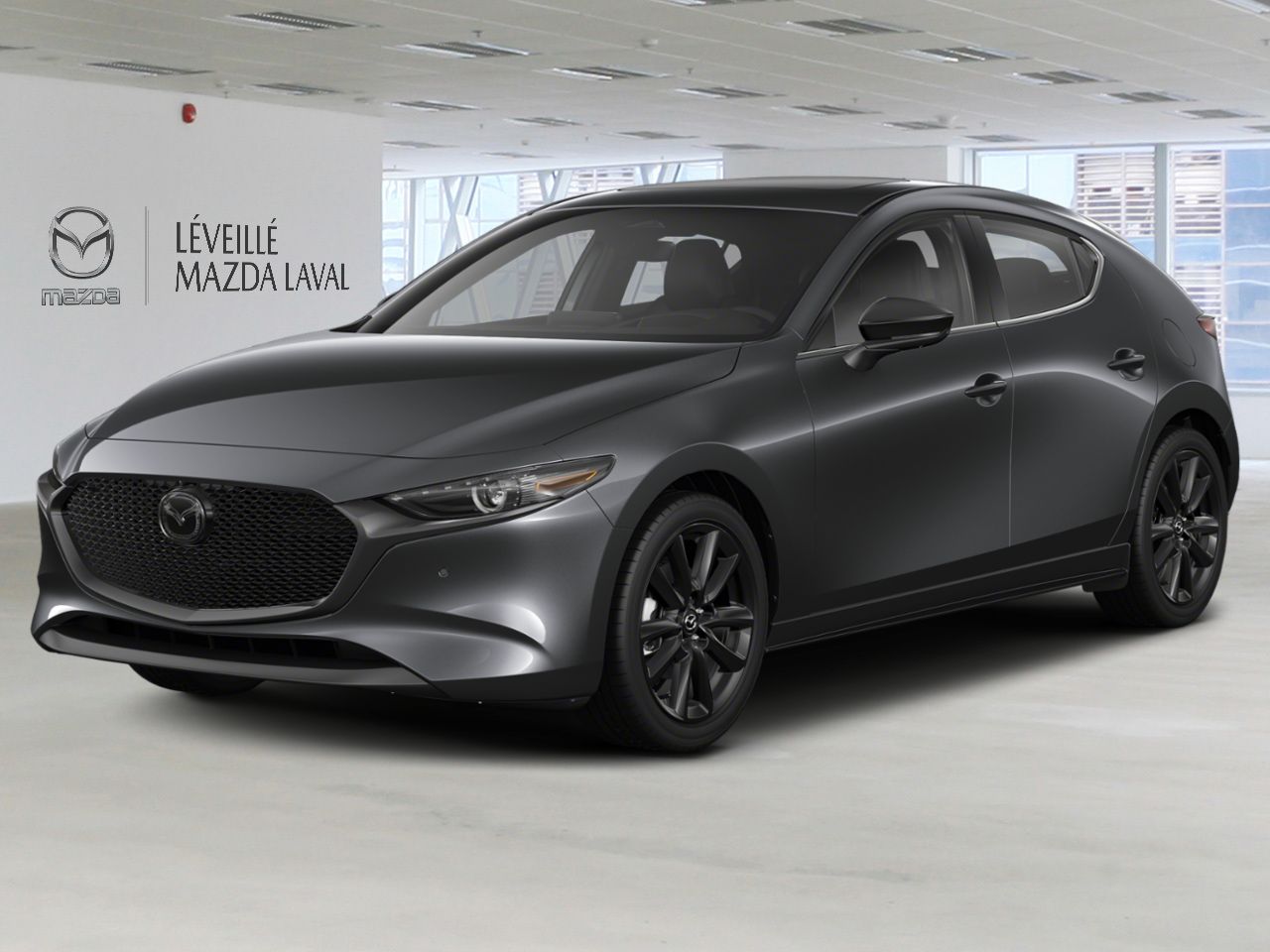 2026 Mazda Mazda3 Sport GT avec moteur turbo BA TI i-ACTIV Machine Grey Metallic Laval - photo #0
