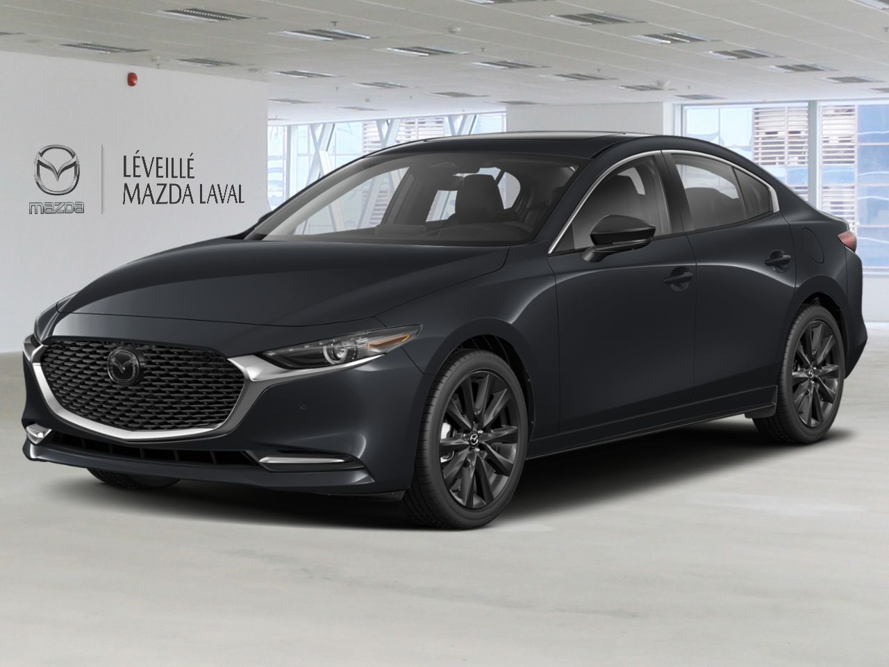 2026 Mazda Mazda3 GT avec moteur turbo TI i-ACTIV Jet Black Mica Laval - photo #0