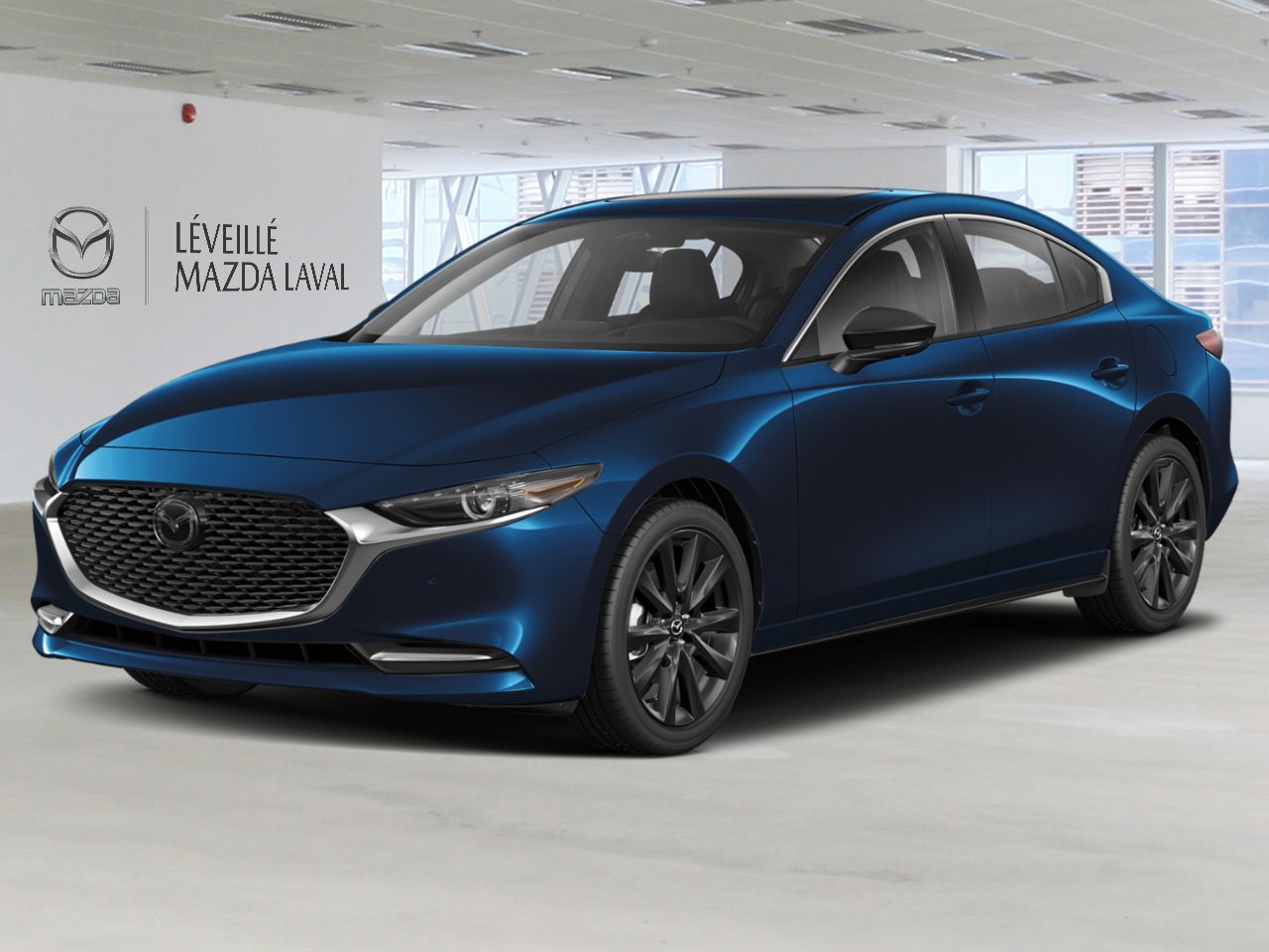 Mazda Mazda3 GT avec moteur turbo TI i-ACTIV 2026 Bleu cristal fonc&eacute; mica Laval - photo #0