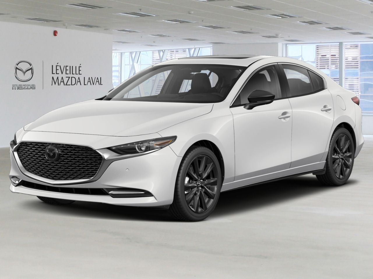 Mazda Mazda3 GT avec moteur turbo TI i-ACTIV 2026 Blanc neige nacr&eacute; Laval - photo #0