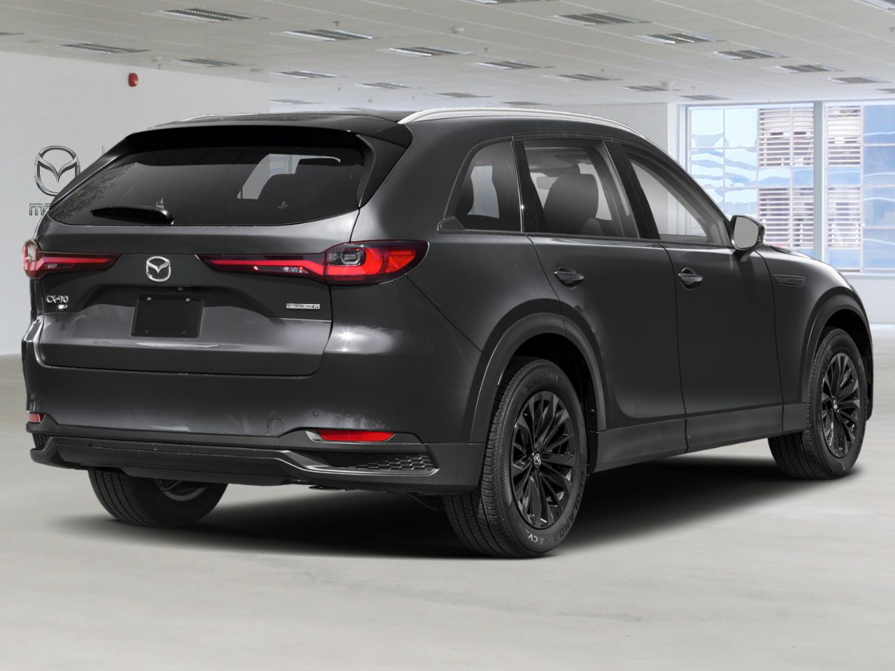 Mazda CX-90 hybride l&eacute;ger GS-L TI 2026 Gris Laval - photo #1