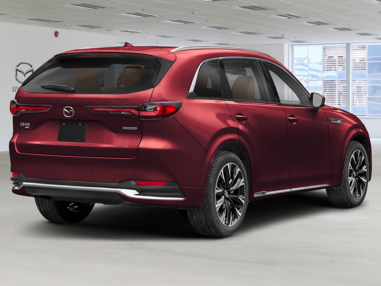 2026 Mazda CX-90 MHEV Signature TI Artisan Red Metallic Laval - photo #2