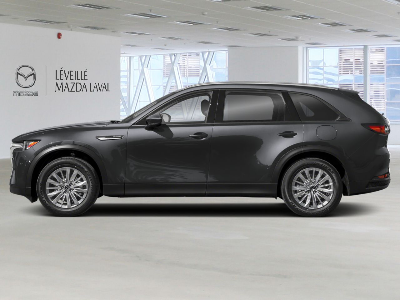 Mazda CX-90 hybride rechargeable GS-L TI 2026 Gris m&eacute;canique m&eacute;tallis&eacute; Laval - photo #1