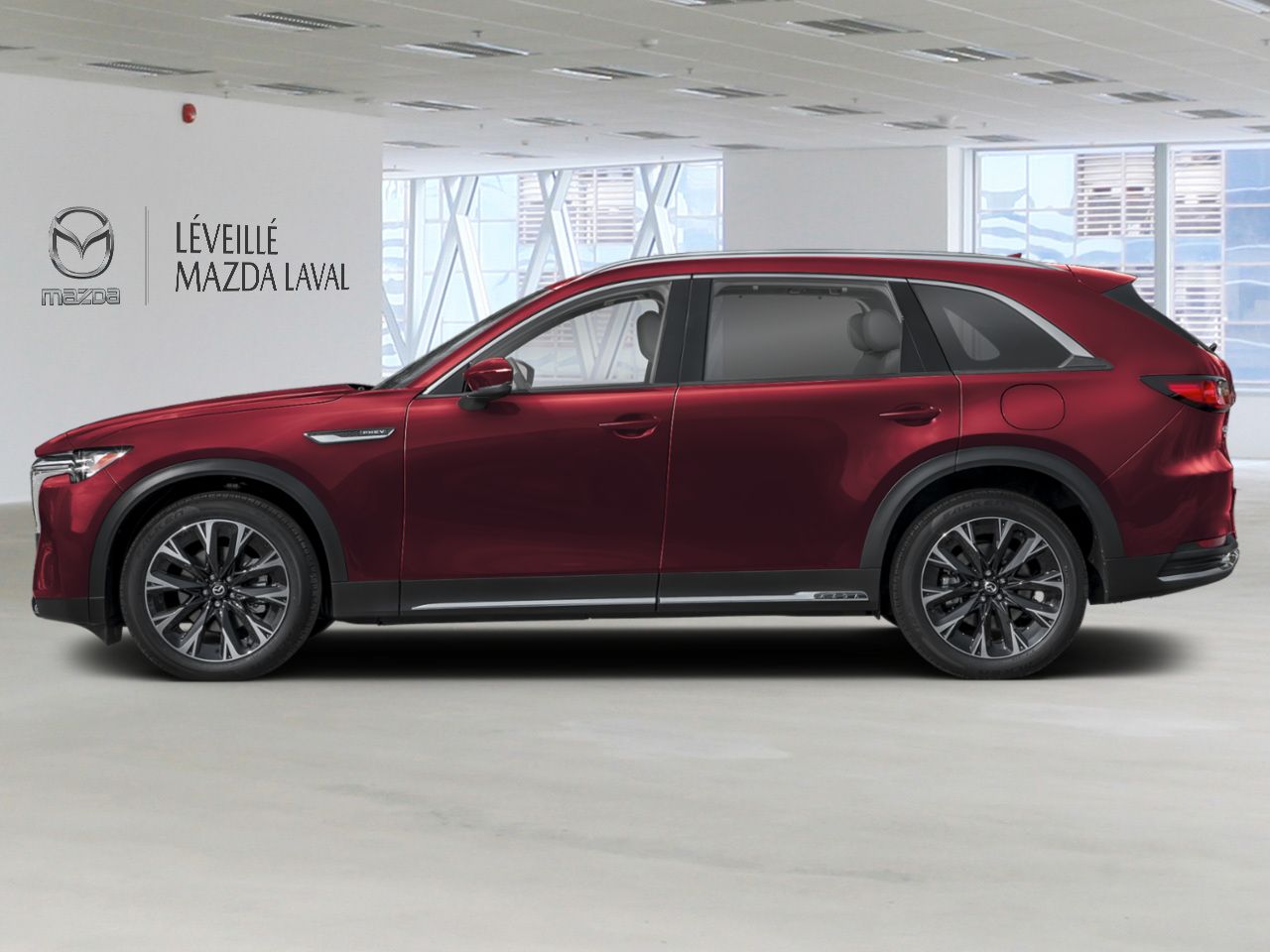 Mazda CX-90 hybride rechargeable GT TI 2026 Rouge artisanal cristal m&eacute;tallis&eacute; Laval - photo #1