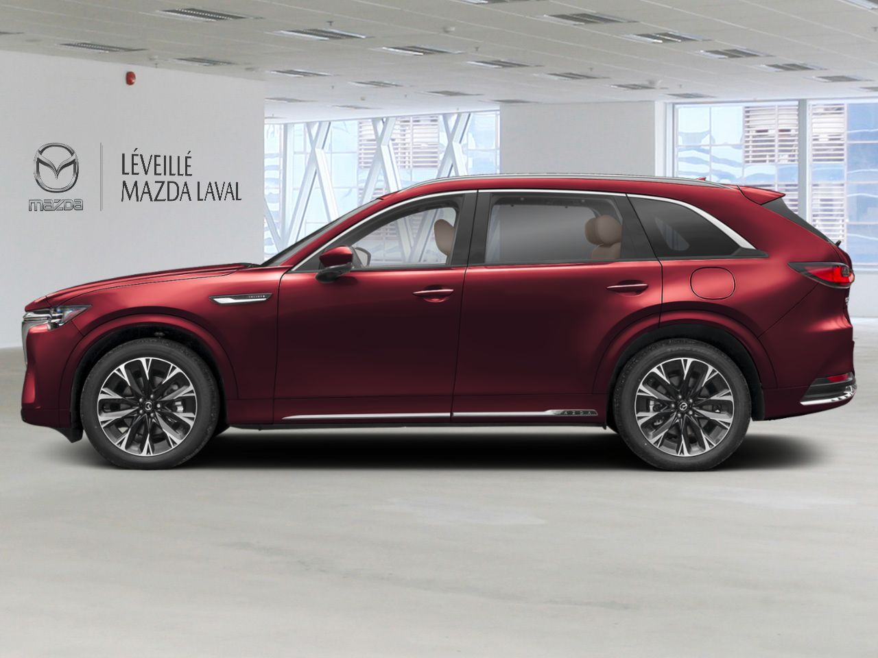 2026 Mazda CX-90 MHEV Signature TI Artisan Red Metallic Laval - photo #1