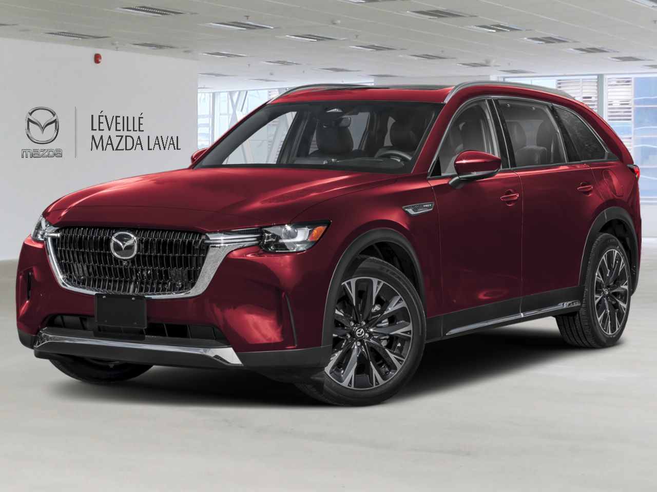 Mazda CX-90 hybride rechargeable GT TI 2026 Rouge artisanal cristal m&eacute;tallis&eacute; Laval - photo #0