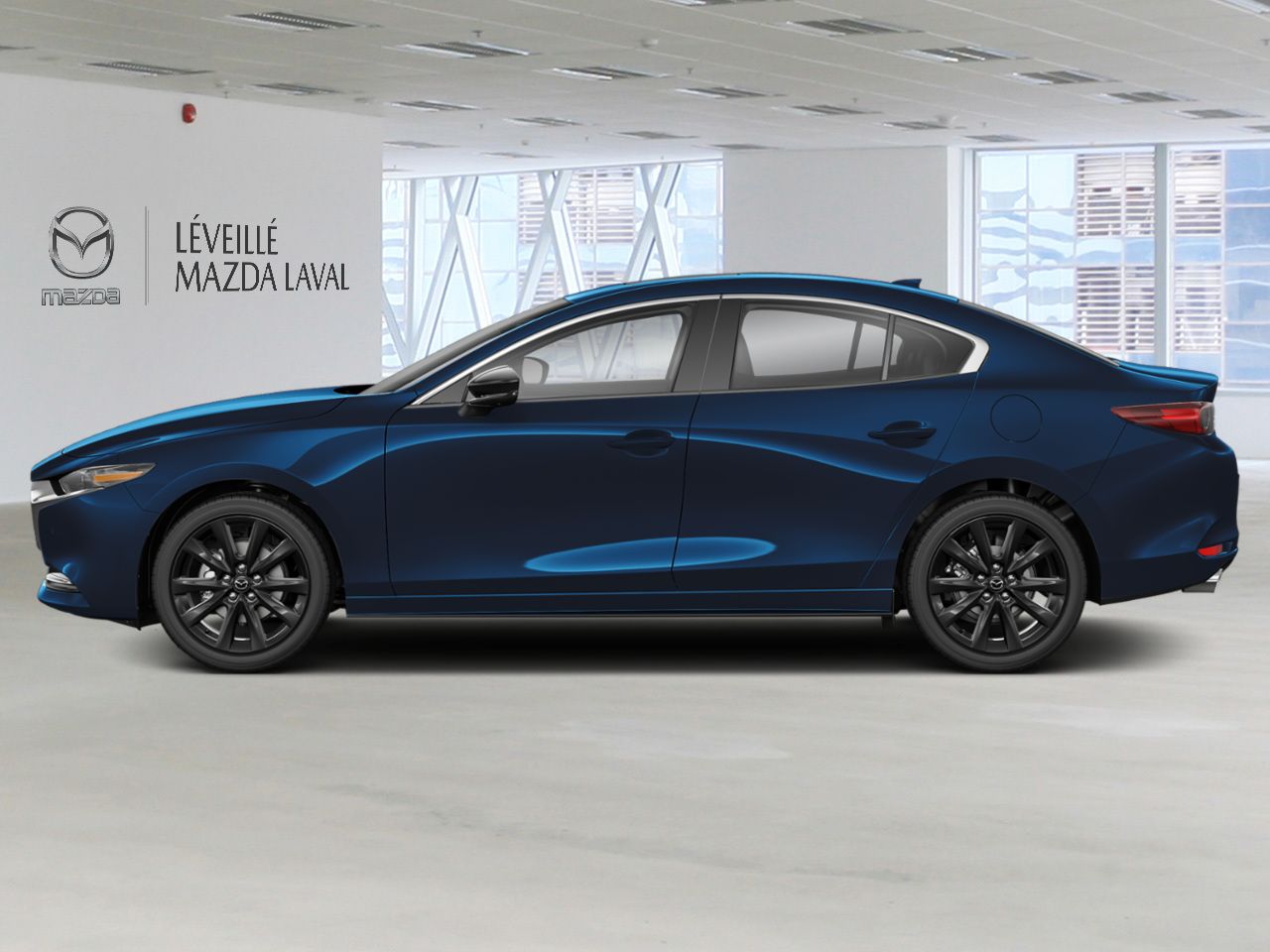 Mazda Mazda3 GT avec moteur turbo TI i-ACTIV 2026 Bleu cristal fonc&eacute; mica Laval - photo #1