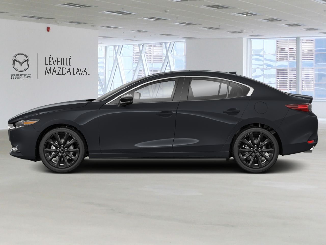 2026 Mazda Mazda3 GT avec moteur turbo TI i-ACTIV Jet Black Mica Laval - photo #1