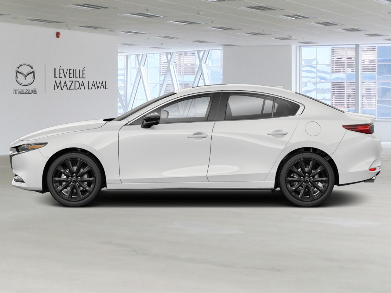 Mazda Mazda3 GT avec moteur turbo TI i-ACTIV 2026 Blanc neige nacr&eacute; Laval - photo #1