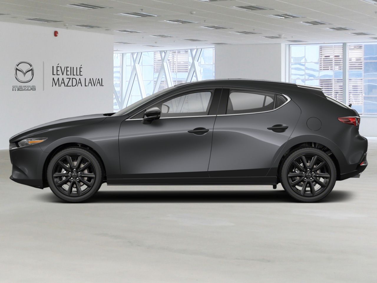 2026 Mazda Mazda3 Sport GT avec moteur turbo BA TI i-ACTIV Machine Grey Metallic Laval - photo #1