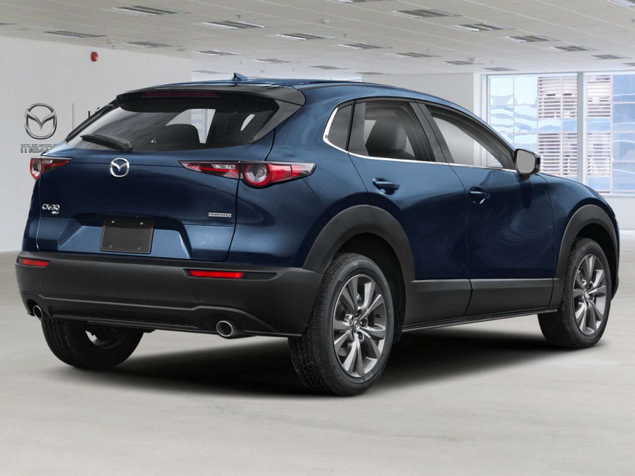 2026 Mazda CX-30 GT TI Deep Crystal Blue Mica Laval - photo #1