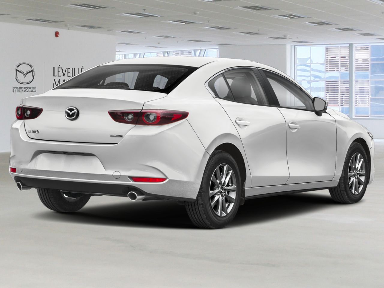 2026 Mazda Mazda3 GS TA Snowflake White Pearl Laval - photo #2