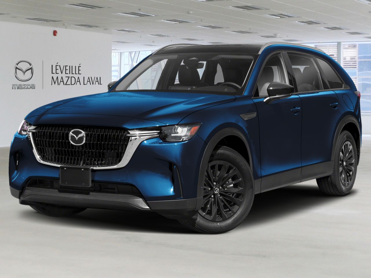 Mazda CX-90 hybride l&eacute;ger GS-L TI 2026 Bleu Laval - photo #0