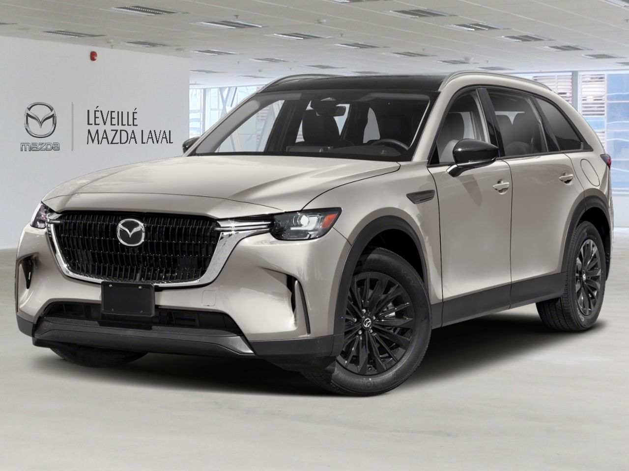Mazda CX-90 hybride l&eacute;ger GS-L TI 2026 Noir Laval - photo #0