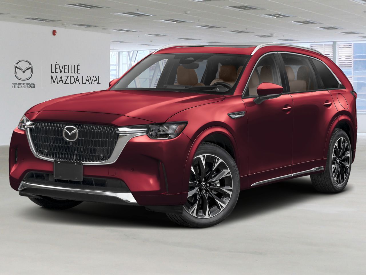 2026 Mazda CX-90 MHEV Signature TI Artisan Red Metallic Laval - photo #0