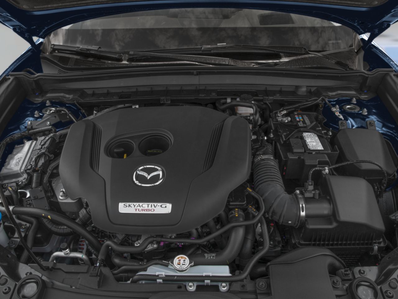 Mazda CX-30 GT TI avec moteur turbo 2026 Bleu cristal fonc&eacute; mica Laval - photo #3