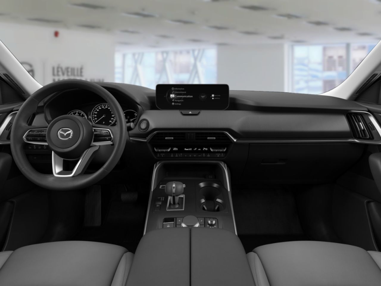 Mazda CX-70 hybride l&eacute;ger GS-L TI 2026 Noir de jais mica Laval - photo #2