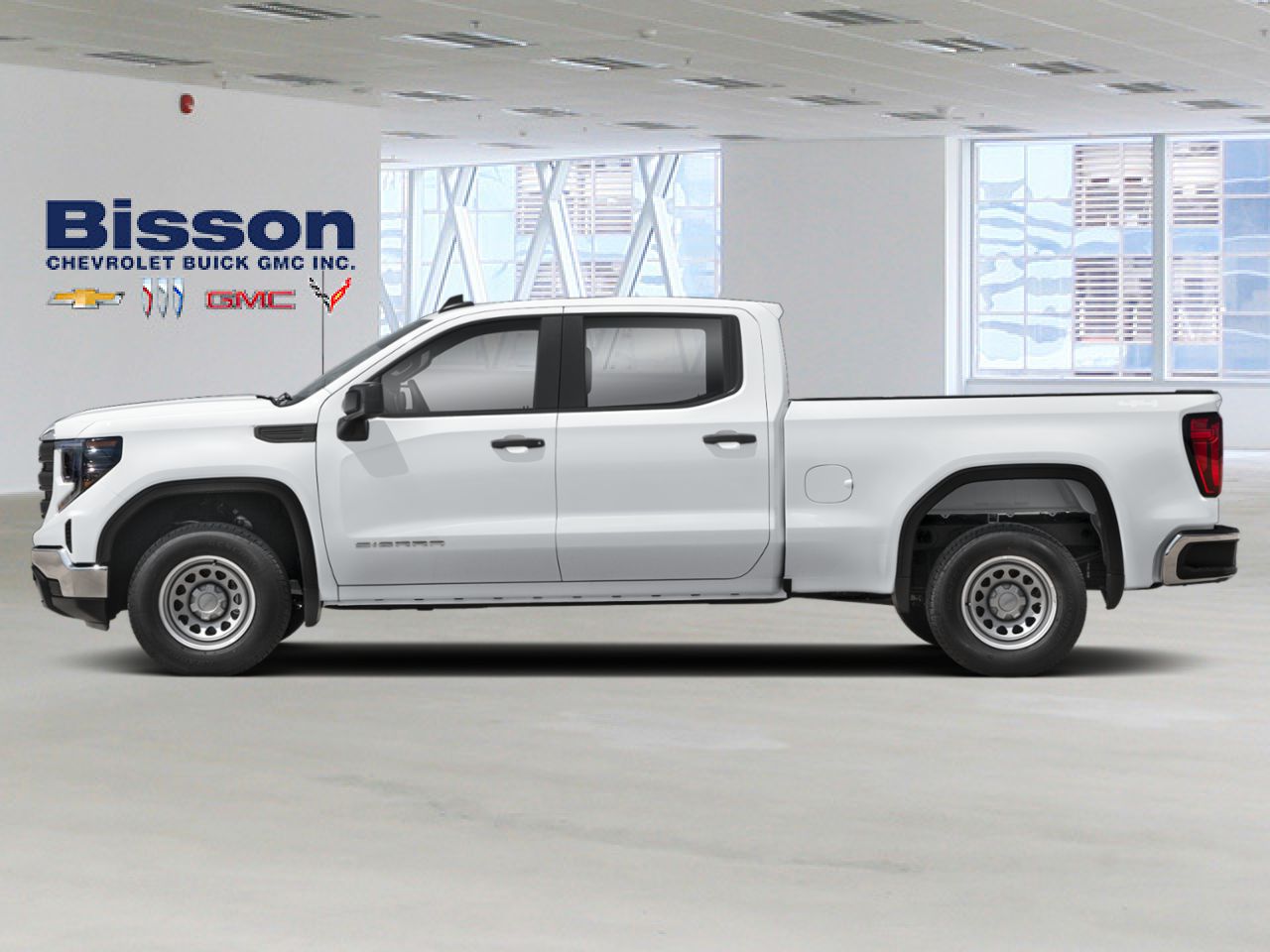 2026 GMC Sierra 1500 Pro cabine multiplace 4RM 157 po Summit White Thetford Mines - photo #1
