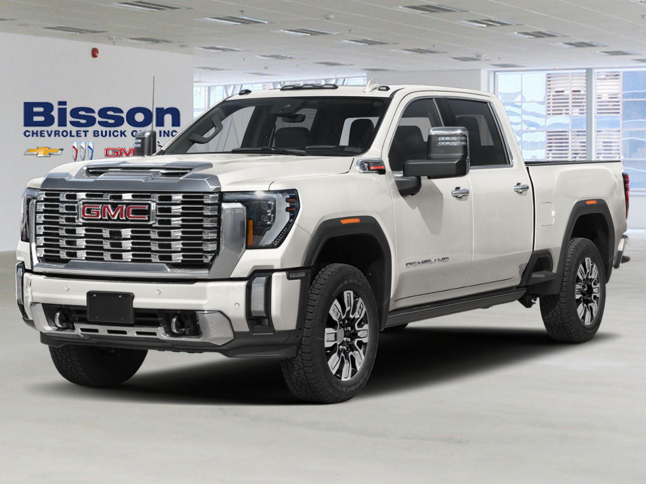 GMC Sierra 2500HD Denali cabine multiplace 4RM 159 po 2026 Blanc glacier 3 couches Thetford Mines - photo #0