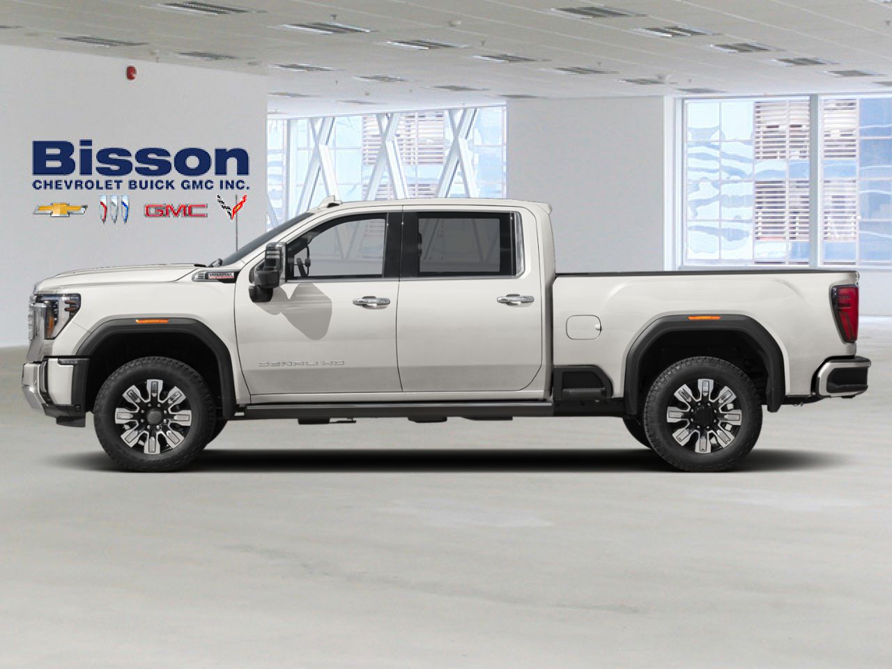 GMC Sierra 2500HD Denali cabine multiplace 4RM 159 po 2026 Blanc glacier 3 couches Thetford Mines - photo #2