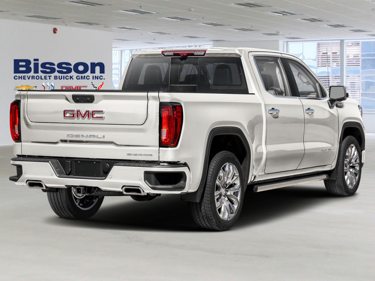 GMC Sierra 1500 Denali cabine multiplace 4RM 157 po 2026 Blanc glacier 3 couches Thetford Mines - photo #2