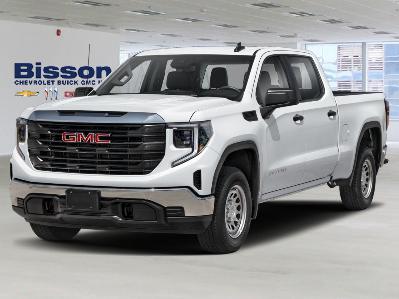 2026 GMC Sierra 1500 Pro cabine multiplace 4RM 157 po Summit White Thetford Mines - photo #0