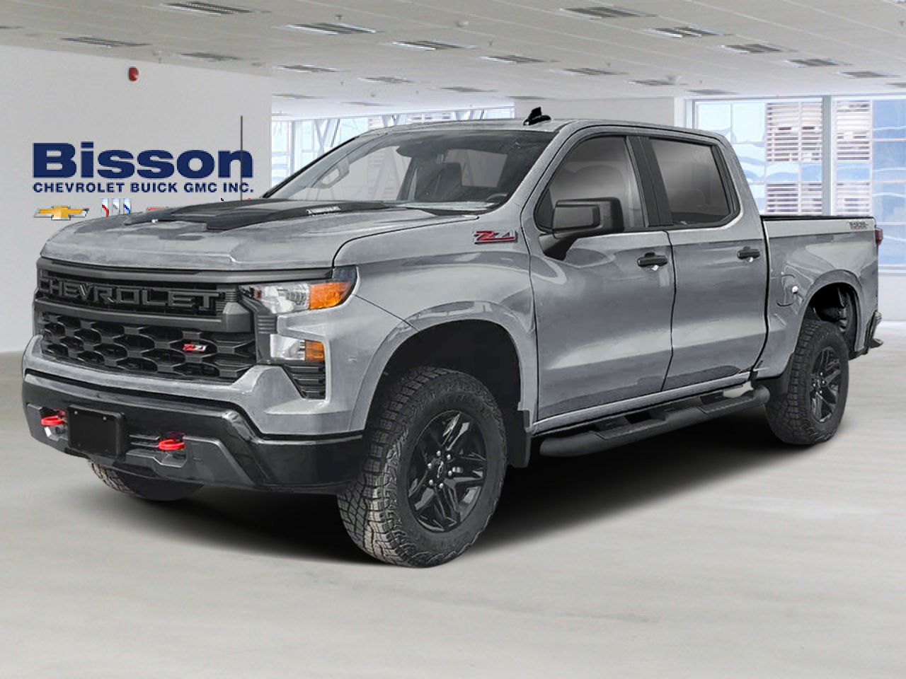 2026 Chevrolet Silverado 1500 Custom Trail Boss cabine multiplace 4RM 157 po Sterling Grey Metallic Thetford Mines - photo #0