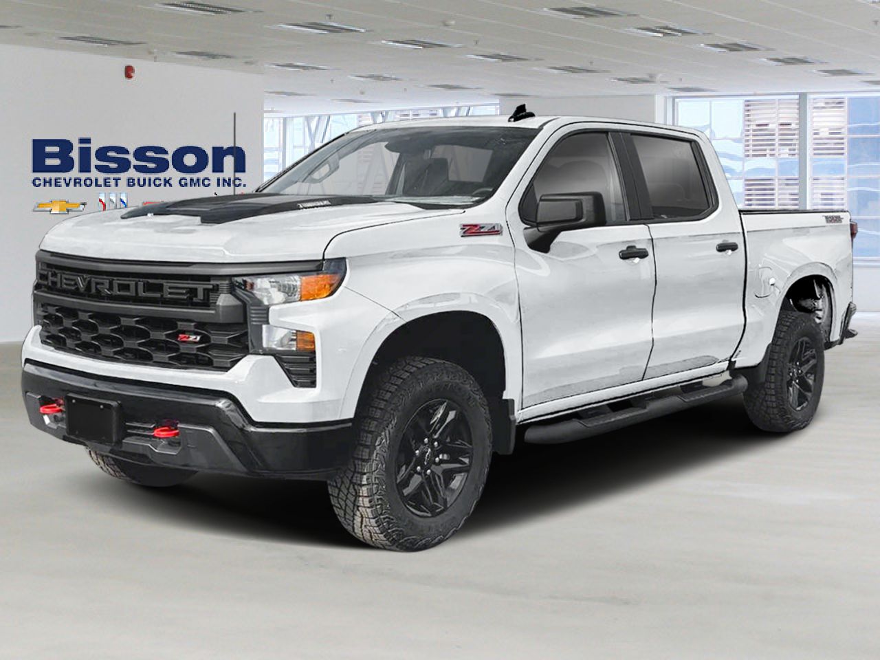 2026 Chevrolet Silverado 1500 Custom Trail Boss cabine multiplace 4RM 157 po White Thetford Mines - photo #0