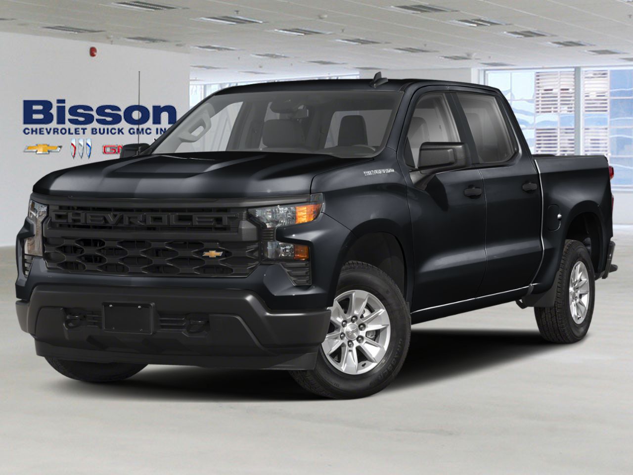 Chevrolet Silverado 1500 Custom cabine multiplace 4RM 157 po 2026 Noir Thetford Mines - photo #0