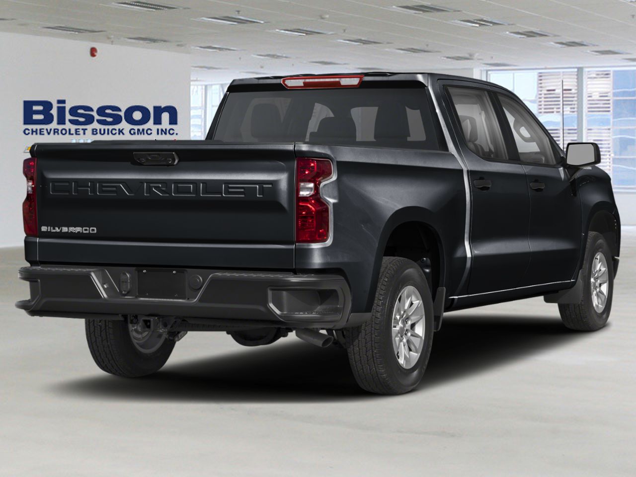 Chevrolet Silverado 1500 Custom cabine multiplace 4RM 157 po 2026 Noir Thetford Mines - photo #2