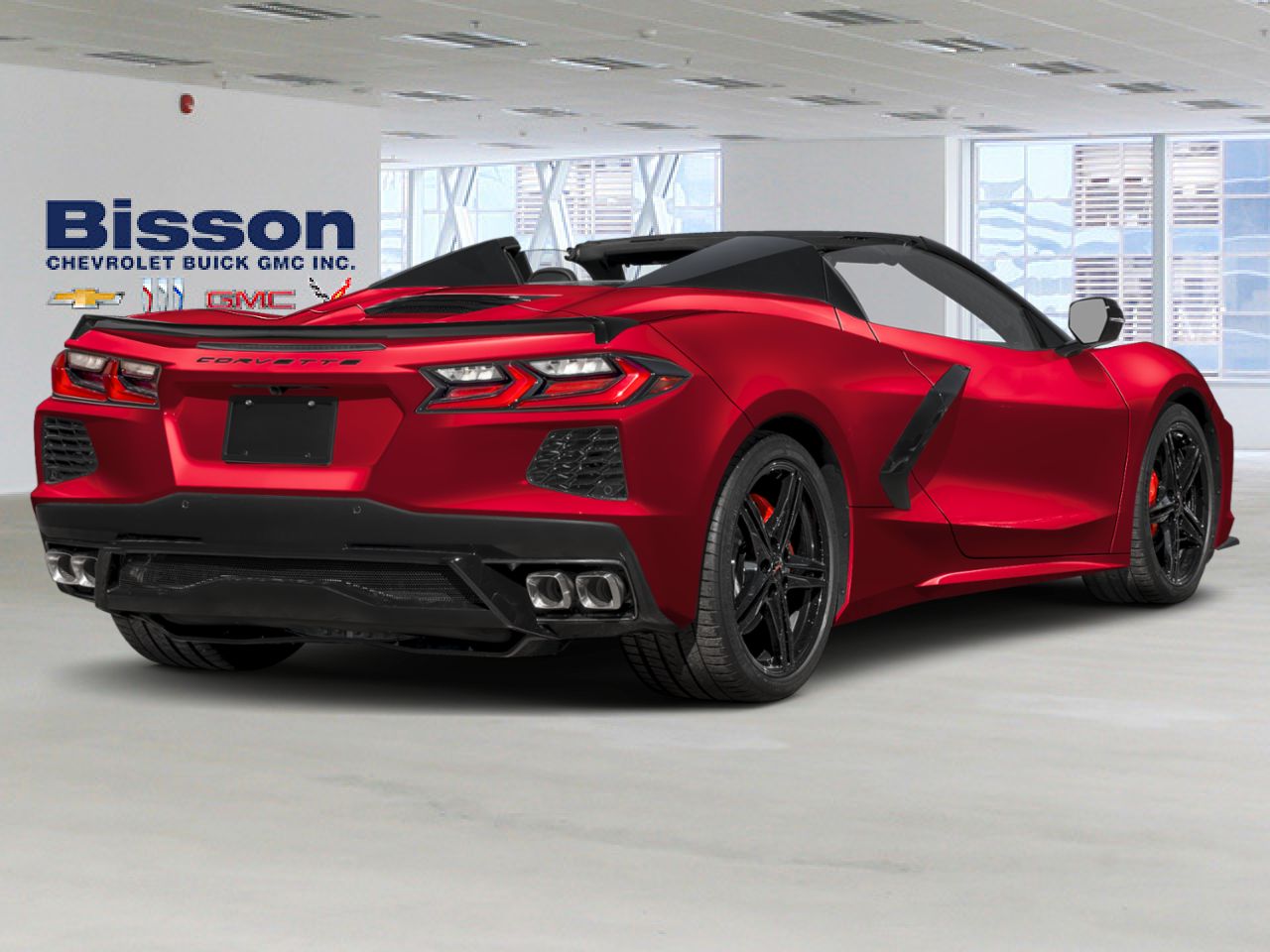 2026 Chevrolet Corvette Stingray cabriolet 2 portes avec 2LT Red Thetford Mines - photo #1