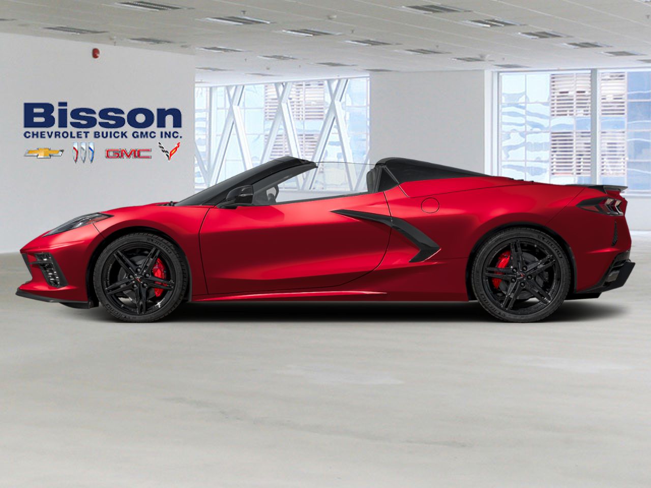 2026 Chevrolet Corvette Stingray cabriolet 2 portes avec 2LT Red Thetford Mines - photo #2