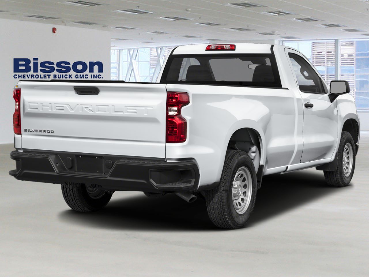 Chevrolet Silverado 1500 WT cabine classique 4RM 140 po 2026 Blanc Thetford Mines - photo #2