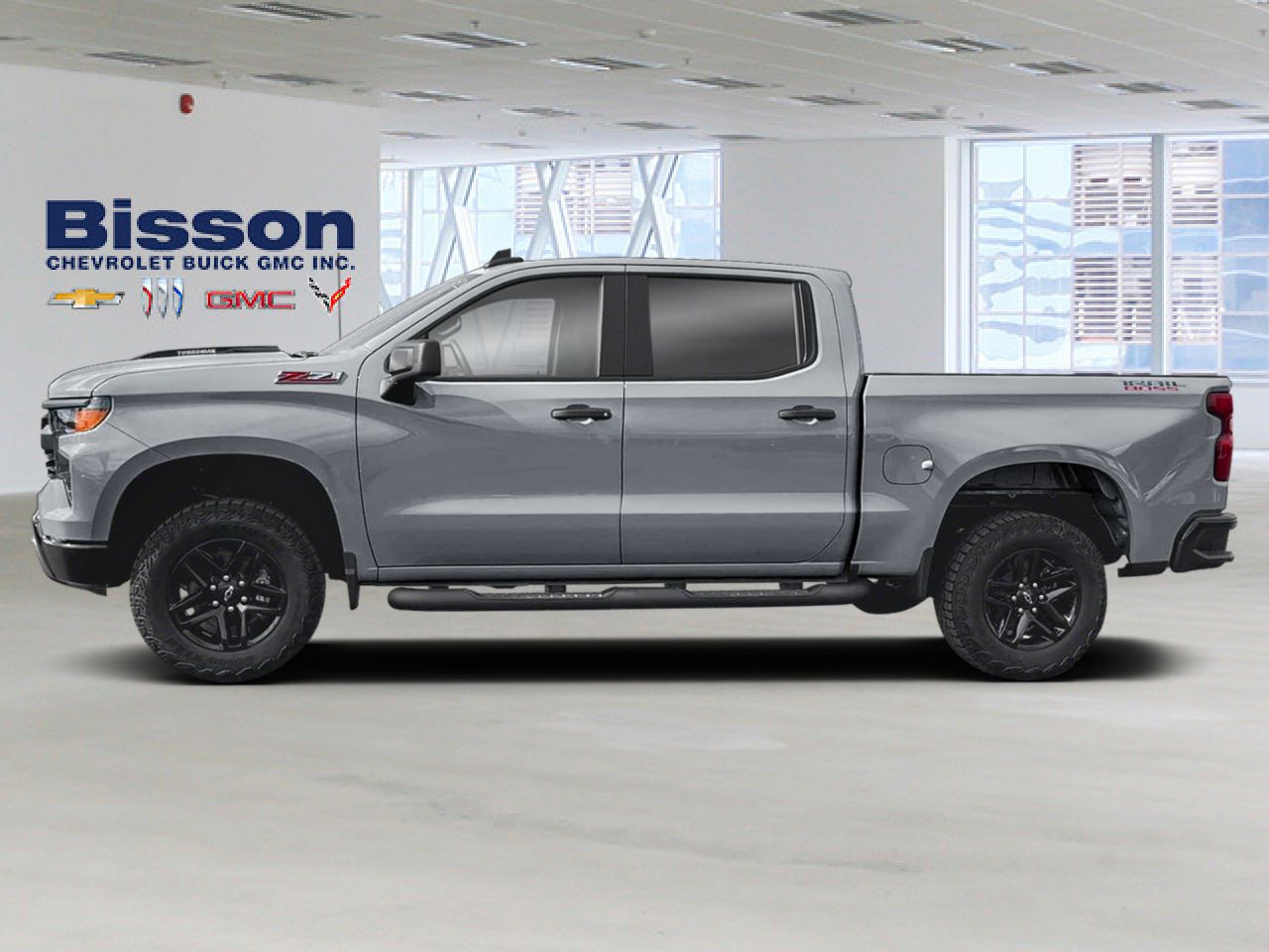 2026 Chevrolet Silverado 1500 Custom Trail Boss cabine multiplace 4RM 157 po Sterling Grey Metallic Thetford Mines - photo #1
