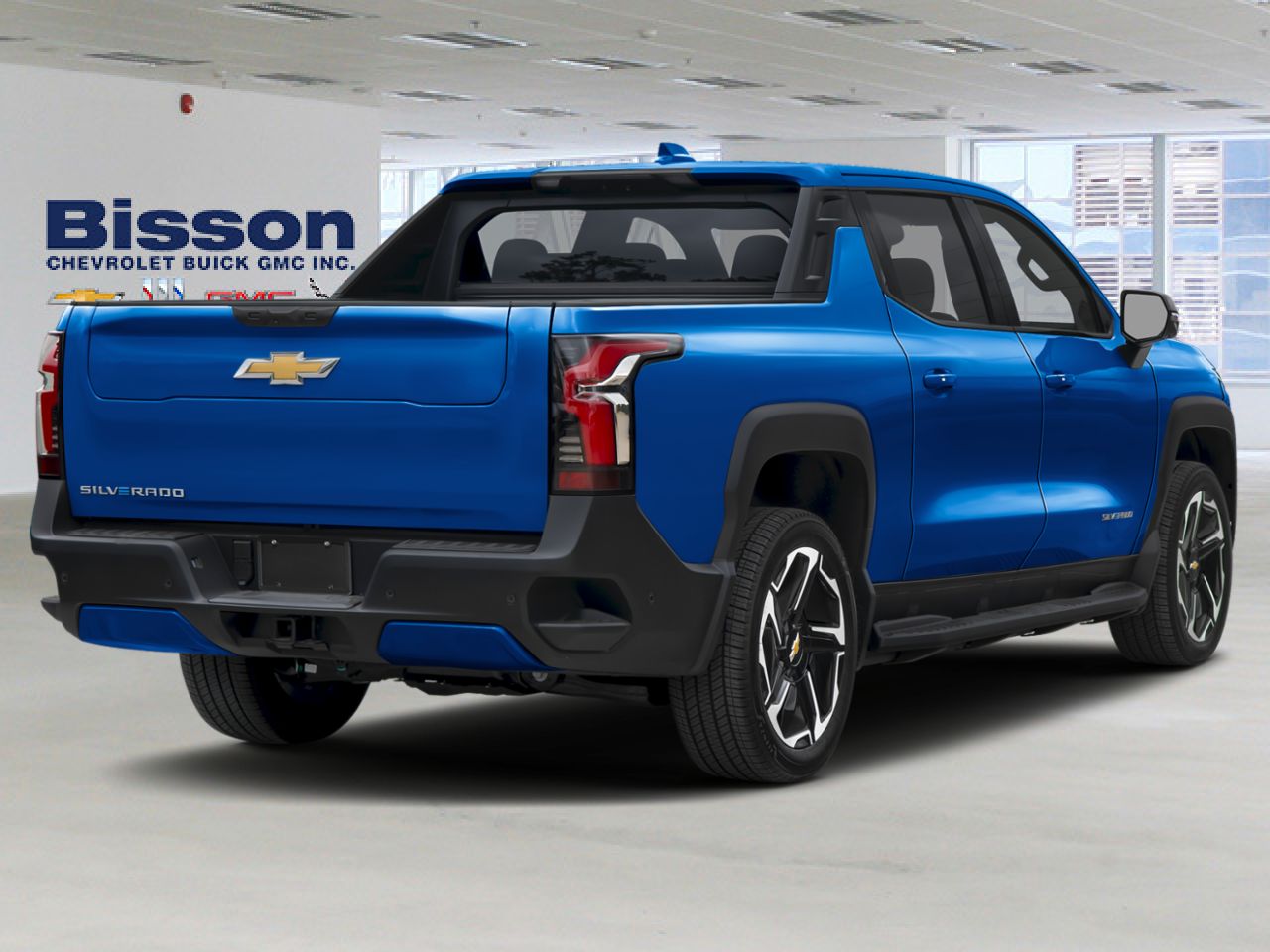 Chevrolet Silverado EV LT &agrave; autonomie prolong&eacute;e &agrave; cabine multiplace e4RM 2025 Bleu d&eacute;ferlante m&eacute;tallis&eacute; Thetford Mines - photo #2