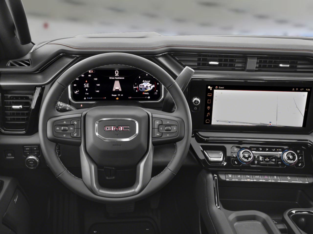 2026 GMC Sierra 2500HD AT4 cabine multiplace 4RM 159 po Onyx Black Thetford Mines - photo #9