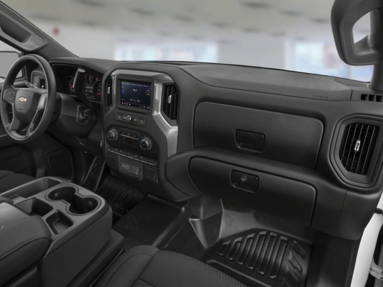 Chevrolet Silverado 1500 WT cabine classique 4RM 140 po 2026 Blanc Thetford Mines - photo #4